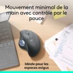 Souris trackball ergonomique Logitech ERGO M575 sans fil - contrôle pouce - noir – Image 8