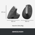Souris ergonomique Logitech MX Vertical - Capteur 4000 DPI - Multi-connexion sans fil – Image 8