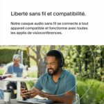 Casque Bluetooth sans fil Belkin SoundForm Adapt - Micro orientable, autonomie 65h – Image 4