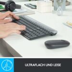 Ensemble clavier-souris sans fil ultra fin Logitech MK470 - AZERTY Graphite – Image 3