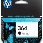 Cartouche d'encre HP 364 noire – Rendement 250 pages – Compatible imprimantes HP