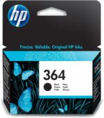 Cartouche d'encre HP 364 noire – Rendement 250 pages – Compatible imprimantes HP