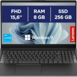 Ordinateur portable Lenovo V15 - 15,6'' Full HD, Core i3, 8Go RAM, SSD 256Go, Win 11 Pro