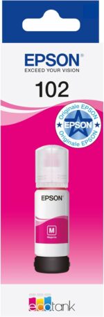 Bouteille d'encre Epson EcoTank 102 Magenta 70ml - Originale pour imprimante