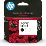 Cartouche d'encre HP 653 noire - Rendement 360 pages - Authentique HP - Compatibilité DeskJet Plus