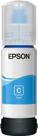 Bouteille d'encre Epson EcoTank 101 cyan - 70ml - Compatible imprimantes EcoTank