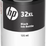 Bouteille d'encre noire HP GT53 - 135 ml - Originale - 8 000 pages - Compatible HP