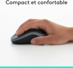 Souris sans fil LOGITECH M185 - 2,4 GHz - Nano-récepteur USB - Autonomie 12 mois - Gris – Image 6