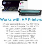 Cartouche toner HP 508X Magenta grande capacité - 9500 pages - LaserJet Enterprise – Image 2