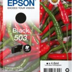 Cartouche d'encre noire Epson 503 standard - Compatible XP-5200, WF-2960DWF