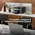 Imprimante multifonction Epson EcoTank ET-3950 - Wi-Fi - Réservoirs d'encre - Recto verso – Image 9