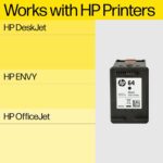 Cartouche d'encre HP 653 noire - Rendement 360 pages - Authentique HP - Compatibilité DeskJet Plus – Image 8