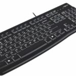 Logitech MK120 clavier et souris filaires USB - Noir - Résistant aux liquides