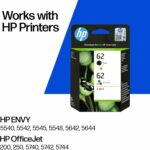 Cartouches d'encre HP 62 pack de 2 – Noir et tricolore – Compatibles HP ENVY/OfficeJet – Image 2