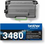 Toner Brother TN-3480 original noir - 8000 pages - Compatible imprimantes HL et MFC – Image 4