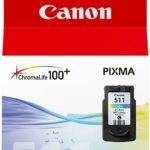 Cartouche d'encre couleur Canon CL-511 - Standard - Originale - Compatibilité PIXMA