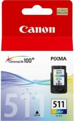 Cartouche d'encre couleur Canon CL-511 - Standard - Originale - Compatibilité PIXMA