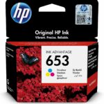 Cartouche d'encre HP 653 tricolore - 200 pages - Compatible imprimantes HP