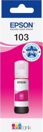 Bouteille d'encre Epson EcoTank 103 Magenta - 70 ml - Jusqu'à 7 500 pages