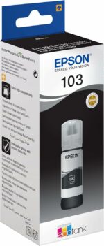 Bouteille d'encre noire Epson 103 EcoTank - 70 ml, 4500 pages, remplissage facile – Image 2