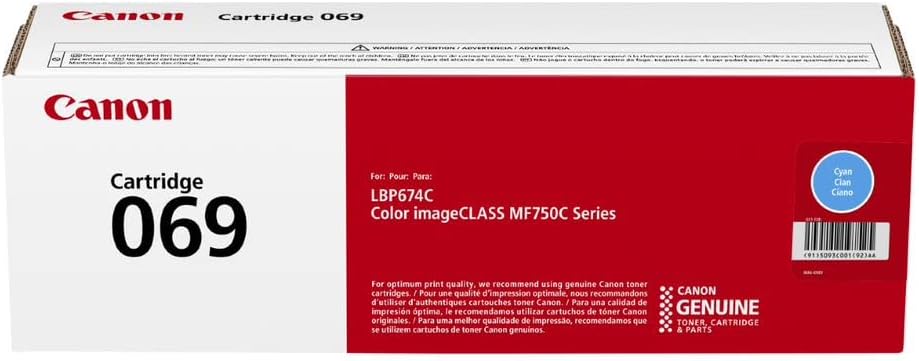 540da5c2-22e4-42c4-a1ec-1dbcbca98b50.jpg Cartouche toner Canon 069 cyan - Compatible MF753Cdw, MF751Cdw, LBP674Cdw - 1900 pages – Image 1