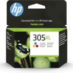 Cartouche d'encre HP 305XL tri-couleur haute capacité - Authentique HP - DeskJet/Envy