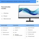 Écran PC HP 23,8'' IPS Full HD 100 Hz - Confort visuel et connectiques multiples – Image 12