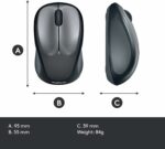 Souris sans fil Logitech M235 - Rouge - USB Unifying - Capteur optique 1000 dpi – Image 6