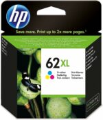 Cartouche d'encre HP 62XL tri-couleur grande capacité - Compatible ENVY/OfficeJet - Authentique