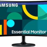 Moniteur PC incurvé 24 pouces Full HD 100 Hz 4 ms VA-Panel Samsung - Noir