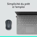 Souris sans fil LOGITECH M185 - 2,4 GHz - Nano-récepteur USB - Autonomie 12 mois - Gris – Image 9