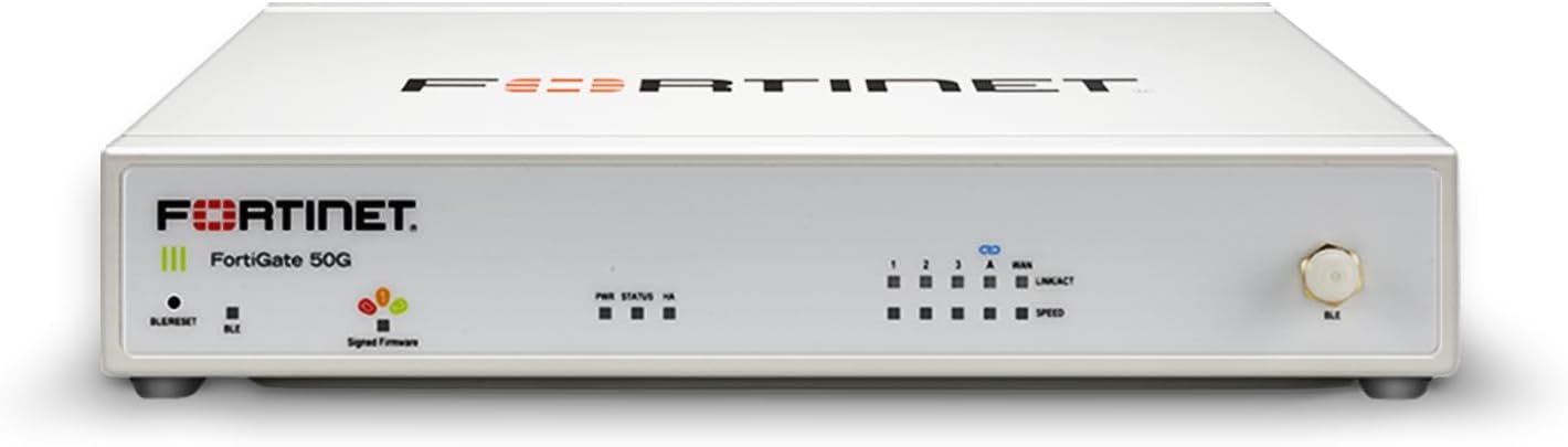758aed9c-fbe4-4bd3-8a8e-ffb671a8bb96.jpg Firewall réseau Fortinet FortiGate 50G - 5 ports Gigabit compact fanless – Image 1