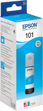 Bouteille d'encre Epson EcoTank 101 cyan - 70ml - Compatible imprimantes EcoTank – Image 3