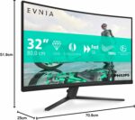 Écran PC gaming incurvé Philips 32" QHD VA 180Hz - 0,5ms FreeSync HDR10 – Image 7