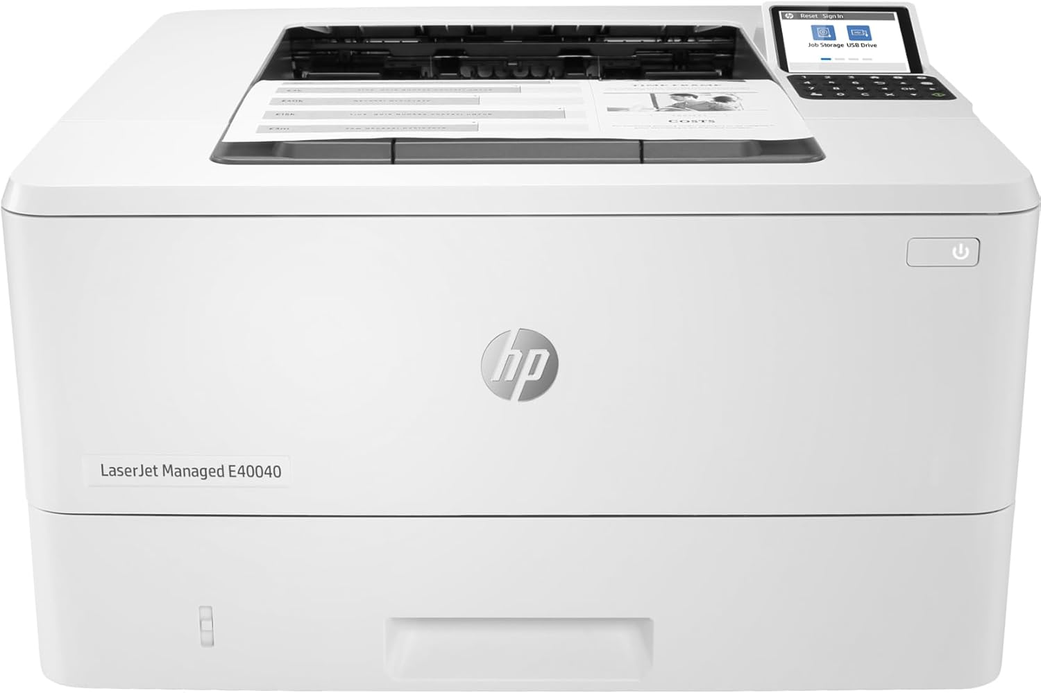 7aef7270-86b2-4be6-a018-3f4d27d32fed.jpg Imprimante laser monochrome HP E40040dn - Duplexage automatique - 40 ppm - Ethernet/USB – Image 1