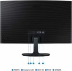 Moniteur PC incurvé 24 pouces Full HD 100 Hz 4 ms VA-Panel Samsung - Noir – Image 4
