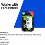 Pack de 2 cartouches d'encre HP 301 - Noir et tricolore - Compatibilité DeskJet/ENVY/OfficeJet – Image 2
