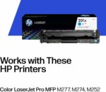 Cartouche toner HP 201A CF401A cyan - LaserJet Pro M252/M274/M277 - 1330 pages – Image 2