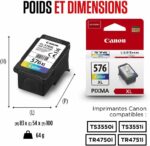 Cartouche d'encre couleur Canon CL-576XL - Haut rendement pour imprimantes PIXMA – Image 4