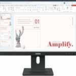 Moniteur LED 24" Lenovo ThinkVision E24-40 - Full HD - HDMI/DP - Réglable - Filtre bleu