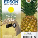 Cartouche d'encre Epson 604 jaune originale – Rendement 260 pages – OEM imprimante