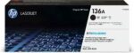 Cartouche de toner laser HP 136A noir authentique - 1150 pages - haut rendement
