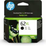 Cartouche d'encre HP 62XL noire grande capacité - Authentique - Compatibilité HP ENVY/OfficeJet