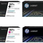 Set de 4 toners HP 207X haute capacité - Multipack couleurs - LaserJet Pro M255/M282/M283