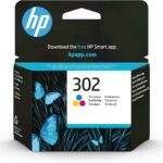 HP 302 Cartouche d'encre tri-couleur - Rendement 150 pages - Authentique HP