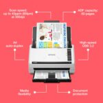 Scanner de documents professionnel Epson DS-530III - 40 ppm - Recto-verso - Chargeur 60 feuilles – Image 3