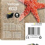 Cartouche d'encre Epson 603 jaune originale - Compatibilité XP-2100, XP-3100, WF-2810