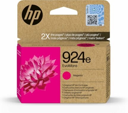 Cartouche d'encre HP 924e EvoMore Magenta - 800 pages - OfficeJet Pro 8120e/8130e