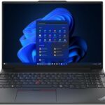PC portable professionnel Lenovo ThinkPad E16 16'' - Intel Ultra 7, 16Go, 512Go SSD, tactile noir