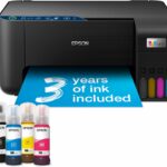 Imprimante multifonction Epson EcoTank ET-2861 - Jet d'encre, Wi-Fi Direct, réservoirs rechargeables